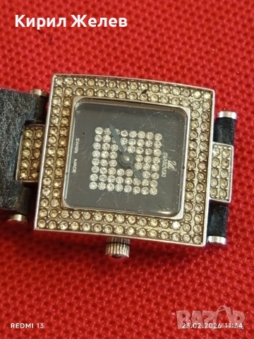 Модерен дамски часовник Swarovski swiss made стил и елегантност 51702, снимка 4 - Дамски - 53590477