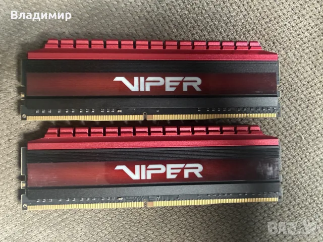 Viper 2x8гб 3600Mhz ddr4, снимка 2 - RAM памет - 56078838