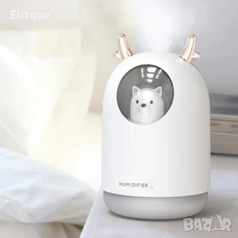 Сладък портативен овлажнител на въздуха Teddy Bear TV978, снимка 7 - Овлажнители и пречистватели за въздух - 52862673