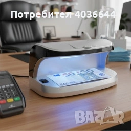 Детектор за фалшиви банкноти – преносим UV детектор с магнитен сензор и вградена батерия