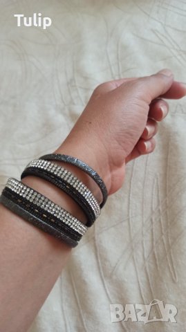 Черна гривна с магнит , снимка 1