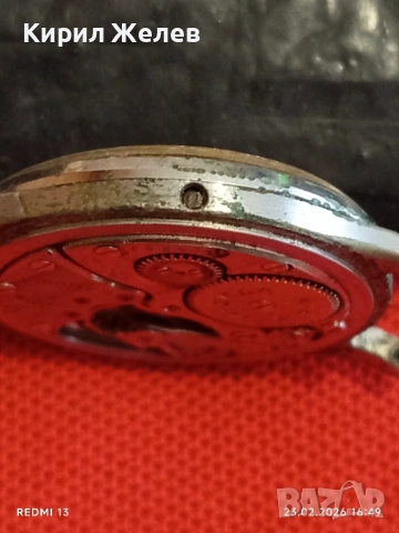 Стар механичен часовник ПОБЕДА СССР мъжки рядък за КОЛЕКЦИЯ 51730, снимка 8 - Антикварни и старинни предмети - 53595155