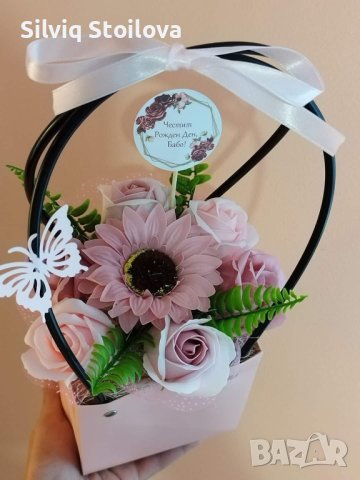 Нека да се подготвим за 15 септември🖋️🎒 с кошнички със сапунени цветя за любимата учителка и не   , снимка 12 - Подаръци за жени - 41926983