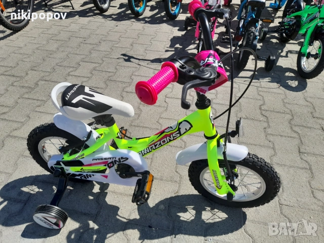PASSATI Велосипед 12" AMAZONS жълт, снимка 8 - Велосипеди - 53758821