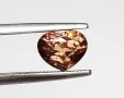 Очарователен Падпараджа сапфир с форма сърце 1.04кт.! Нов!, снимка 9
