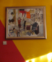  "МЕХАНА" - картина с маслени бои върху платно с масивна рамка