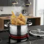 Тенджера с кошница за пържене и стъклен капак Cheffinger Ø24 см - инокс, 6,5 л, за всички котлони , снимка 1