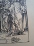 Литография Албрехт Дюрер с воден знак, снимка 7