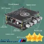 Нов Цифров Аудио Усилвател клас D ZK-HT21 2*160W+220W Модул за Субуфер AUX/USB Вход 2.1 Канал Стерео, снимка 1