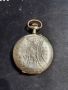 Швейцарски джобен часовник с посребрени капаци 1925г. - 10 РУБИНА, снимка 4