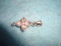 СРЕБЪРНО МИНИАТЮРНО СКЪПОЦЕННО КРЪСТЧЕ СРЕБРО 925 с ИНКРУСТИРАНИ КАМЪНИ ЦИРКОНИ 25678, снимка 10