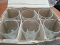 Ретро стъклени чаши за вода уиски , снимка 6