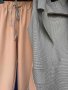 Комплект панталон и дълга жилетка пепит, снимка 1 - Комплекти - 41642579