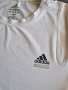 Adidas - оригинална мъжка тениска - размер М, бял цвят, снимка 2