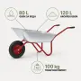 ️ Поцинкована градинска количка 80/120 L, до 100 kg, снимка 2