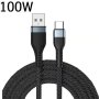 Кабел Type C - USB3.0 Type A  M/M 1m 100W Digital One SP00891 as-ds322c черен Fast Charge