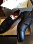 Два чифта нови мъжки обувки, естествена кожа, номер 44 и 45., снимка 1