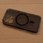 iPhone 16 Pro кейс MagSafe с брокат тъмен, снимка 2
