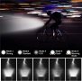 USB Водоустойчив комплект Предна велосипедна светлина Акумулаторна велосипедна, снимка 5