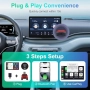 Нов Стилен безжичен CarPlay адаптер – лесна инсталация, iPhone кола, снимка 5