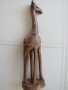  Жираф-дървена фигура от махагон, снимка 2