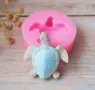костенурка силиконов молд форма за украса декор торта фондан шоколад и др., снимка 1