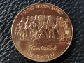 Позлатен 1792 - 1992 медал за 200 годишнината на Америка, снимка 2