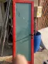 Врати алуминий.Червена и сива, снимка 1