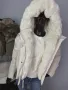 Уникално късо зимно яке с пух три цвята , снимка 11