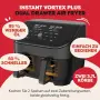 Фритюрник с горещ въздух Instant Vortex Plus Двойна кошница с ClearCook - 7.6L, снимка 2