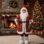 Внеси коледно вълшебство у дома – фигура на Дядо Коледа, която създава празнично настроение за секун, снимка 1