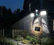 Тройна соларна LED лампа с датчик за движение и дистанционно управление XG-T50, снимка 7