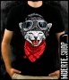 Черна тениска с щампа CAT ADVENTURER, снимка 1 - Тениски - 41801423