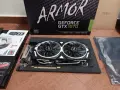 Запазена геймърска видеокарта MSI GeForce GTX 1070 ARMOR OC 8GB (пълна окомплектовка), снимка 2