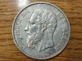 Белгия 5 франка 1873 СРЕБРО, снимка 1