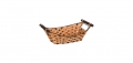Декоративна великденска кошница с дървени дръжки, снимка 1 - Аксесоари за кухня - 36033287
