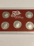 САЩ 2005г. комплект 5 броя сребърни 25 цента мат-гланц, снимка 6