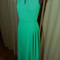 Ефирна рокля в зелено, снимка 1 - Рокли - 44297628