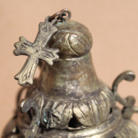 Възрожденско сребърно кандило , снимка 4 - Антикварни и старинни предмети - 36335496