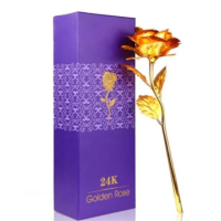 Златна Роза ♡ Golden rose ♡ Красив Подарък roza, снимка 2 - Други - 44553206