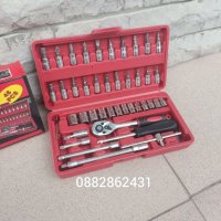 Професионален комплект инструменти гедоре 46 части, снимка 4 - Гедорета - 42550685