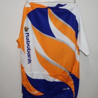 Мъжка колоездачна тениска Jersey Agu Bike Gear Rabobank Размер XL Made In Italy, снимка 7 - Спортна екипировка - 41889980