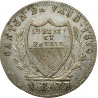 Монета Швейцария 1 Батцен 1830 г.  Кантон Во / Вауд, снимка 1 - Нумизматика и бонистика - 37916084