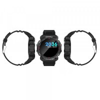 Стилен Смарт часовник  съвместим с Android и iPhone, прахоустойчив, Bluetooth, Пулс, Крачки, снимка 6 - Смарт гривни - 41456792