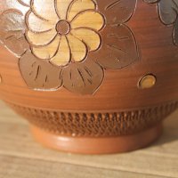 Керамична ваза , снимка 4 - Антикварни и старинни предмети - 44420642