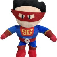 ХИТ! Плюшена играчка на Super Guy от Stumble Guys, снимка 1 - Плюшени играчки - 41453676