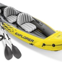 Надуваем двуместен каяк Intex Explorer K2, снимка 1 - Водни спортове - 41820495