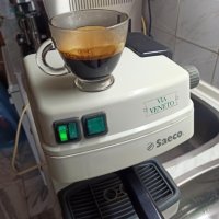 Кафемашина Саеко Виа Венето с ръкохватка с крема диск, работи отлично и прави хубаво кафе с каймак , снимка 2 - Кафемашини - 44279399