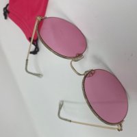 Слънчеви очила с розова рамка и UV филтър , снимка 2 - Слънчеви и диоптрични очила - 41901228
