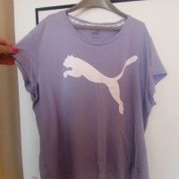 Puma оригинална тениска в актуален лилав цвят, снимка 1 - Тениски - 42000395